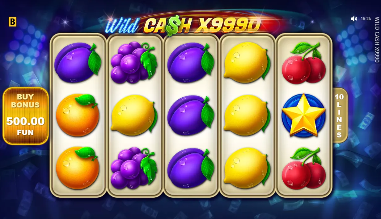 Wild Cash X9990 demo